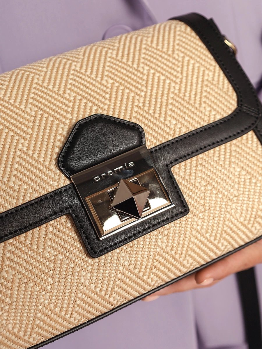 Сумка-кроссбоди с плетением